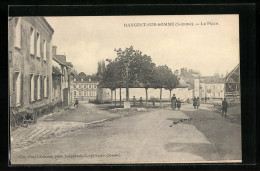 CPA Hangest-sur-Somme, La Place  - Autres & Non Classés