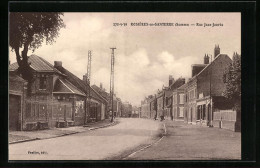 CPA Rosières-en-Santerre, Rue Jean-Jaurès  - Autres & Non Classés