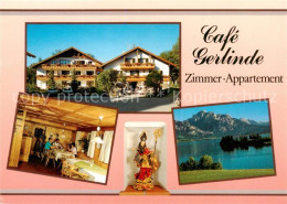 73800916 Waltenhofen Schwangau Cafe Gerlinde Gaststube Panorama Waltenhofen Schw - Autres & Non Classés