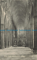 R637283 London. Westminster Abbey. Nave East. Valentine - Sonstige & Ohne Zuordnung