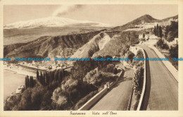 R636417 Taormina. Vista Sull Etna. Fotogravure. Cesare Capello. G. D. Agata - Monde