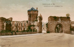 73800728 Andernach Rhein Schlossruine Und Coblenzer Tor Andernach Rhein - Andernach