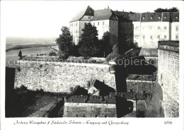 72080180 Koenigstein Saechsische Schweiz Festung Eingang Mit Georgenburg Koenigs - Königstein (Sächs. Schw.)