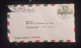 C) 1976. MEXICO. AIRMAIL ENVELOPE SENT TO USA. AIR MAIL SERVICE STAMP. XF - Mexique