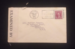 C) 1942. CANADA. AIRMAIL ENVELOPE SENT TO USA. XF - Non Classificati