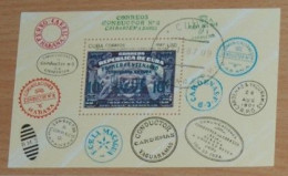 CUBA 1987, 150 Years Of Railways, Trains, Mi #B103, Souvenir Sheet, Used - Treinen