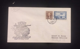 C) 1946. CANADA. FIRST INTERNAL MAIL. DOUBLE STAP. XF - Non Classés