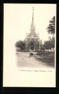 CPA Equennes, L`Eglise, Facade  - Autres & Non Classés