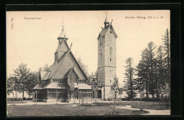 AK Brückenberg, Kirche Wang  - Schlesien