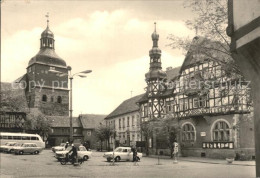 72079057 Harzgerode Markt Rathaus Fachwerkhaus Harzgerode - Harzgerode