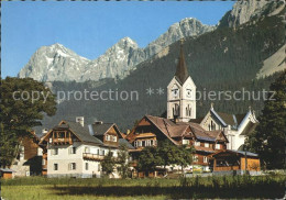 72078669 Ramsau Dachstein Steiermark Evangelische Pfarrkirche Gasthof Pehab Musi - Autres & Non Classés
