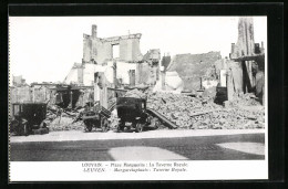 AK Louvain, Place Marguerite, La Taverne Royale  - Otros & Sin Clasificación