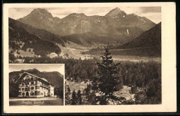 AK Neuhaus B. Schliersee, Terofals Gasthof, Talpanorama Mit Breitenstein Und Wendelstein  - Schliersee