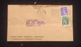 C) 1954. CANADA. INTERNAL MAIL. DOUBLE STAMPS. XF - Unclassified