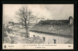 CPA Courneuve, Catastrophe 15 Mars 1918, Blick über Die Beschädigtemn Häuser, Explosion  - La Courneuve