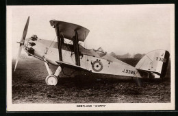 AK Westland Wapiti, Flugzeug J.9385 Auf Dem Feld Stehend  - 1939-1945: 2ème Guerre
