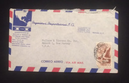 C) 1946. MEXICO. AIRMAIL ENVELOPE SENT TO USA. 2ND CHOICE - Mexiko