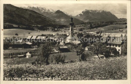 72077968 Reit Winkl Ortsansicht Mit Kirche Wilder Kaiser Zahmer Kaiser Kaisergeb - Reit Im Winkl