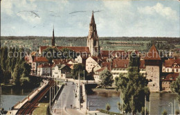 72077951 Konstanz Bodensee Rheinbruecke Mit Muenster Konstanz - Konstanz