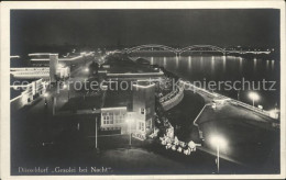 72077886 Duesseldorf Gesolei Ausstellungsgelaende Rhein Bruecke Bei Nacht Duesse - Düsseldorf