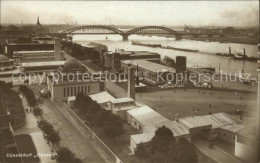 72077883 Duesseldorf Gesolei Ausstellungsgelaende Rhein Bruecke Duesseldorf - Düsseldorf