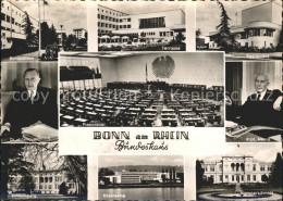 72077464 Bonn Rhein Bundeshaus Politiker Adenauer Heuss Bad Godesberg - Bonn