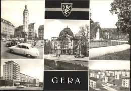 72077390 Gera Marktplatz Rathaus Strasse Der Republik Theater Park Opfer Des Fas - Gera