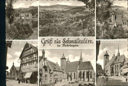 72077366 Schmalkalden Teilansichten Markt Kirche Fachwerkhaus Schmalkalden - Schmalkalden