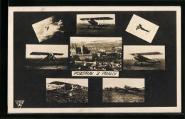 AK Tschechische Flugzeuge In Verschiedenen Ansichten, Prahy Pozdrav  - 1939-1945: 2ème Guerre