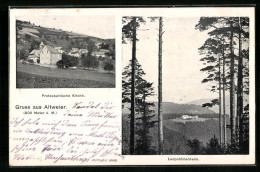 CPA Altweier, Protestantische L'Église, Leopoldinenheim  - Other & Unclassified