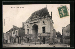 CPA Mer, L'Hotel De Ville  - Mer