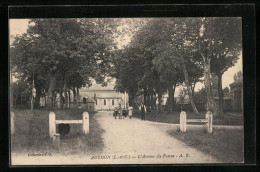 CPA Authon, L'Avenue Du Fresne  - Autres & Non Classés