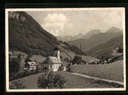 AK Stein, Panorama Mit Churfirsten  - Stein