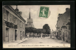 CPA Thenay, Entree Du Bourg Par La Route De Monthou  - Autres & Non Classés