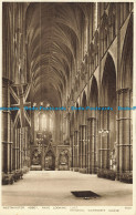 R636738 Westminster Abbey. Nave Looking East. Showing Warrior Grave. The Photoch - World