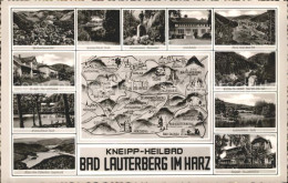 72076049 Bad Lauterberg Teilansichten Umgebungskarte Kneipp Heilbad Bad Lauterbe - Bad Lauterberg