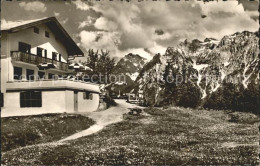 72076013 Mittenwald Karwendel Tirol Berggasthof St Anton Alpenpanorama Karwendel - Andere & Zonder Classificatie