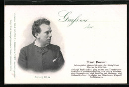 AK Schauspieler Ernst Possart, Generaldirektor Der Königlichen Theater In München  - Actores
