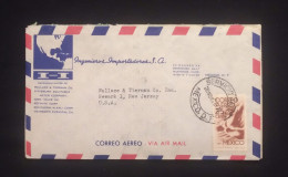 C) 1946. MEXICO. AIRMAIL ENVELOPE SENT TO USA. 2ND CHOICE - Mexique