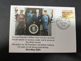 27-5-2024 (6 Z 17) Kenya President Ruto State Visit To USA & White House Dinner + Meeting Joe Biden - 23rd May 2024 - Militares