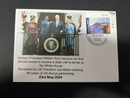 27-5-2024 (6 Z 17) Kenya President Ruto State Visit To USA & White House Dinner + Meeting Joe Biden - 23rd May 2024 - Militares