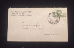 C) 1946. MEXICO. AIRMAIL ENVELOPE SENT TO USA. 2ND CHOICE - Mexiko