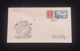 C) 1946. CANADA. FIRST INTERNAL MAIL. DOUBLE STAMP. XF - Non Classés