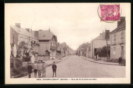 CPA Champaissant, Rue De St-Cosme-de-Vair  - Other & Unclassified
