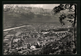 AK Vaduz, Teilansicht Mit Blick Nach Schaan  - Liechtenstein