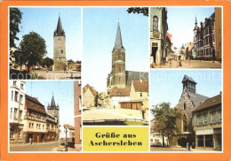 72074470 Aschersleben Johannesturm Stephaniekirche Markt Aschersleben - Aschersleben