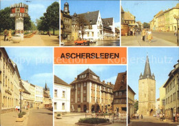 72074469 Aschersleben Rathaus Johannisturm Holzmarkt Aschersleben - Aschersleben