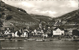 72073932 Assmannshausen Ortsansicht Mit Kirche Weinberge Assmannshausen - Rüdesheim A. Rh.