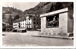 Delcampe - 27-5-2024 (6 Z 18) )(b/w Older) Switzerland - S Gottardo Airolo Monument - Monumentos