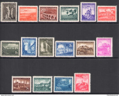 1945 Lubiana - Occupazione Tedesca - Vedute N. 36/51 - 16 Valori - MNH** - Andere & Zonder Classificatie